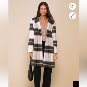 Plaid BB Dakota Steve Madden Coat